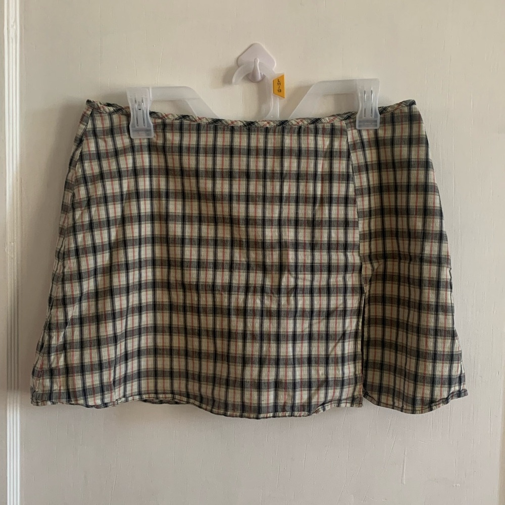 Vintage plaid skort